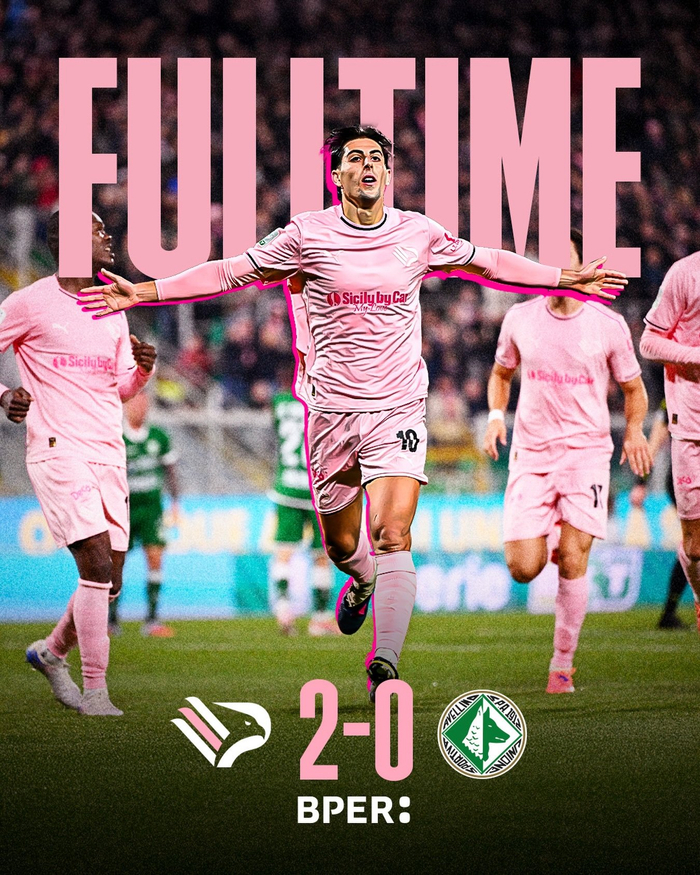 因扎吉执教巴勒莫主场力克阿维利诺