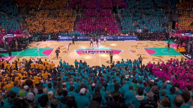 杨瀚森首秀亮相 文班亚马创马刺队史季后赛得分